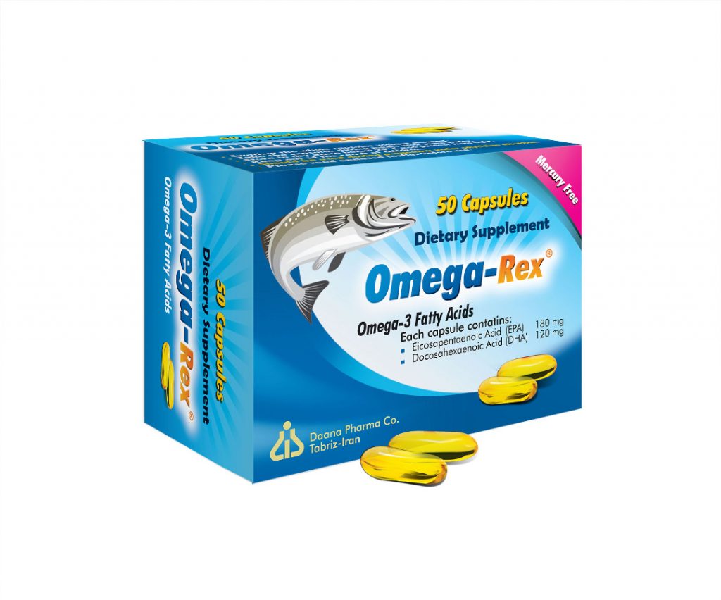Omega 3 Omega Rex capsules Omega Rex Dana 50 pcs